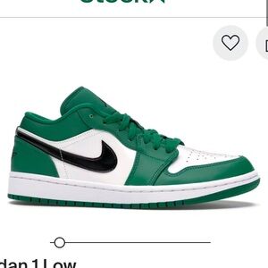 Nike Jordan 1 Low Pine Green Shoes